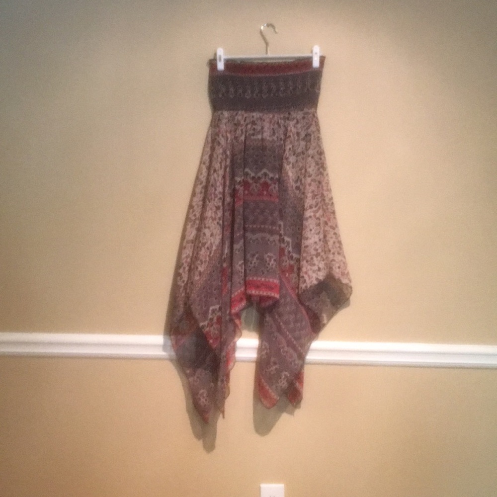 Earthbound Strapless Dress